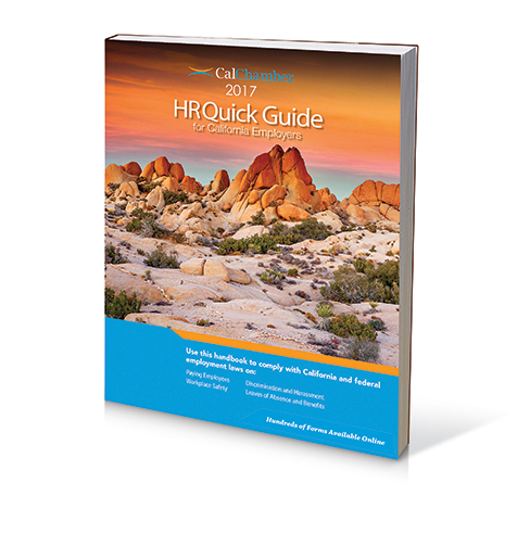 HR Quick Guide for California Employers (formerly HR Handbook for California Employers) simplifies and explains California and federal employment laws in easily understood terms. The Q&A format guides you through the basics, like wage and hour requirements. It also provides tips, flags key information and points out problem areas.