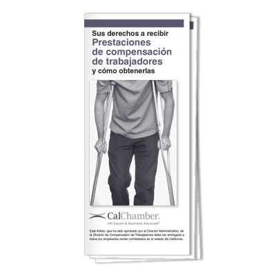 California Workers' Compensation Pamphlets (Spanish)