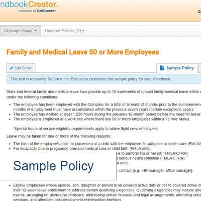 California Employee Handbook Creator Online Tool