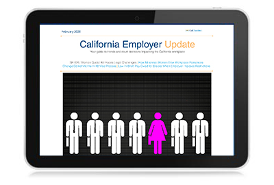 California Employer Update - 12 Digital Issues