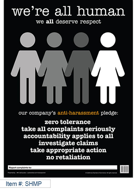 Calchamber Store Product Details Sexual Harassment Prevention Poster Free Download Nude Photo