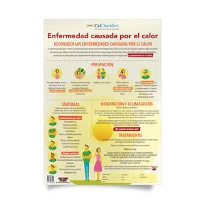 Heat Illness Safety and Prevention Poster (Spanish)