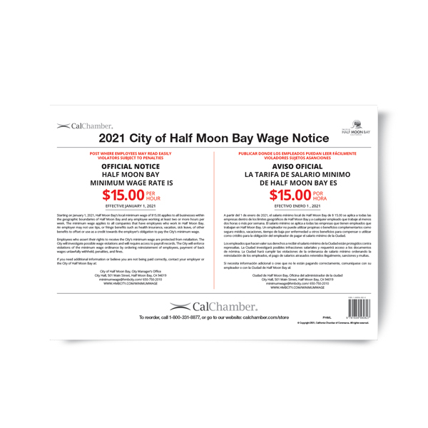 CalChamber Store Categories CA City & County Labor Law Posters