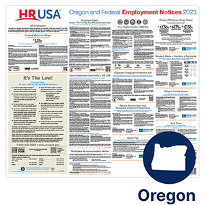 Oregon and Federal Labor Law Poster