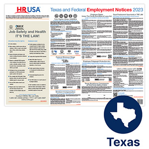 Texas and Federal Labor Law Notices - Digital and Print