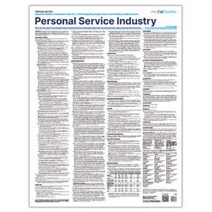 California Wage Order 2 - Personal Services