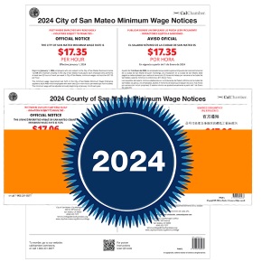 San Mateo Minimum Wage Posters