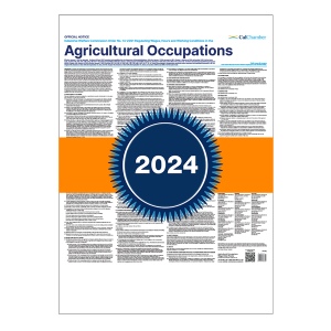 Wage Order 14 - Agricultural Occupations