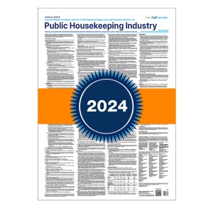 Wage Order 5 - Public Housekeeping