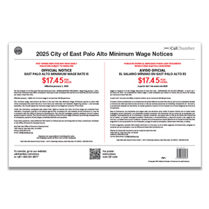 East Palo Alto Minimum Wage Poster