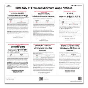 Fremont Minimum Wage Poster