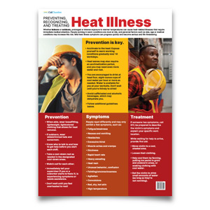 Workplace Safety and Heat Illness Poster