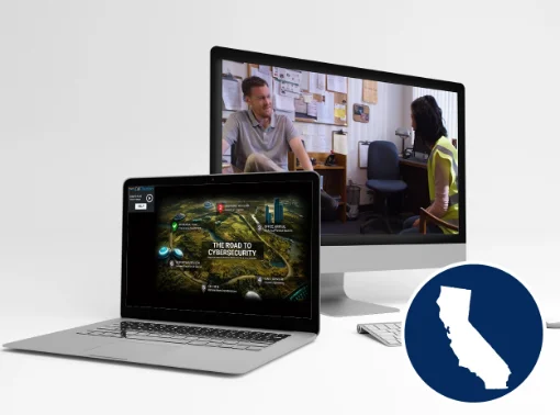 Picture of CA Harassment Prevention Training and Cybersecurity Training Online SUPV 2-Hour Bundle