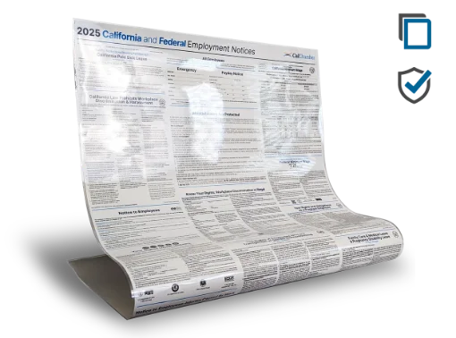 Picture of CA and Federal Poster (ENG) Laminate Poster Protect