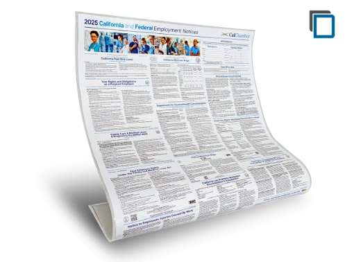 Picture of Health Care CA and Federal Labor Law Poster (ENG) Laminated