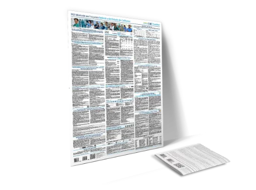 Picture of Health Care CA and Federal Labor Law Poster (SP) Paper