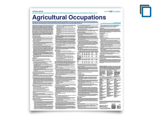 Picture of CA Wage Order 14-Agricultural 