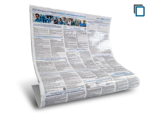 Picture of Health Care CA and Federal Labor Law Poster (SP) Laminated