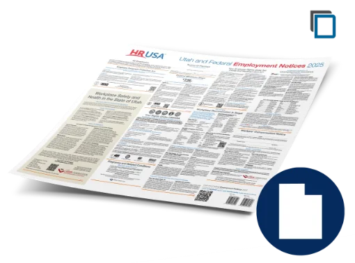 Picture of UT & Federal Labor Law Laminated Poster (ENG)