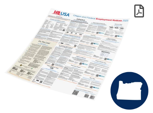 Picture of OR and Federal Labor Law Poster (ENG) Laminate