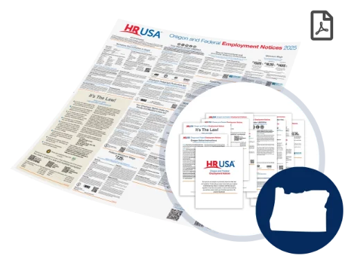 Picture of OR and Federal Labor Law Poster (ENG) Digital and Paper