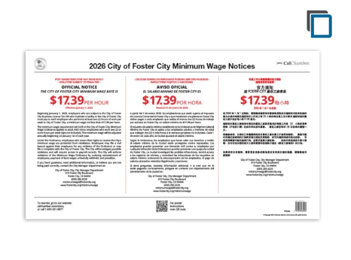 Picture of Foster City Minimum Wage 