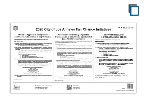 Picture of Los Angeles City Fair Chance 