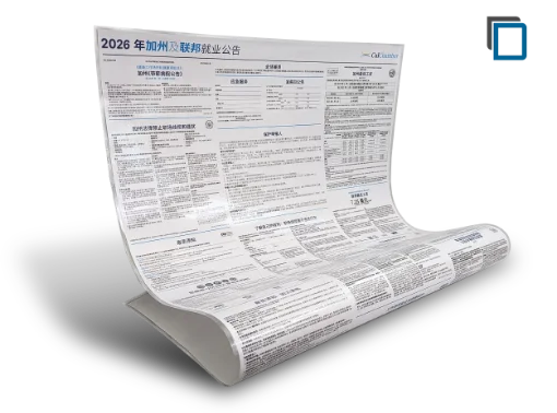 Picture of CA & Federal Labor Law Poster (CN) Laminate