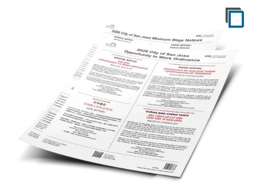 Picture of San Jose Labor Law Posters - 2-Poster set