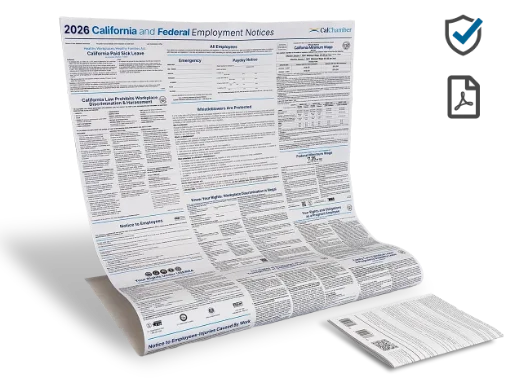 Picture of CA/Fed Labor Law (ENG) Poster Protect 
