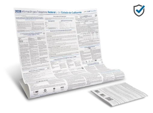 Picture of CA/Fed Labor Law (SP) Poster Protect Paper