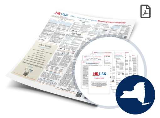 Picture of NY & Federal Labor Law Digital & Paper Poster (ENG)