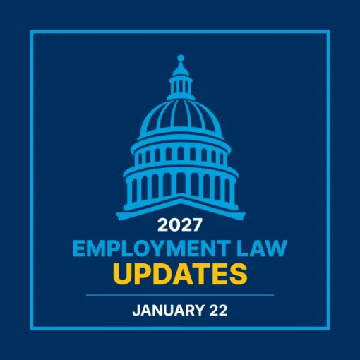 Picture of 2026 Employment Law Updates Virtual Seminar 1/22/26