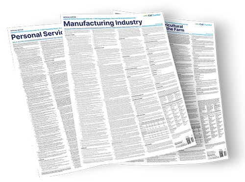 Wage Order Posters